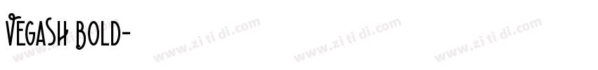 VegaSH Bold字体转换